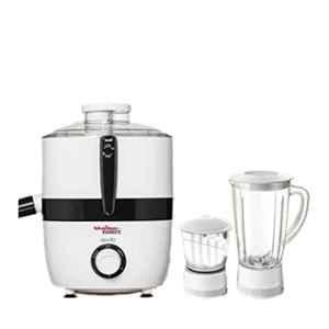 Khaitan Orfin Apollo K0308 NA 500W Plastic White Juicer Mixer Grinder with 2 Jar