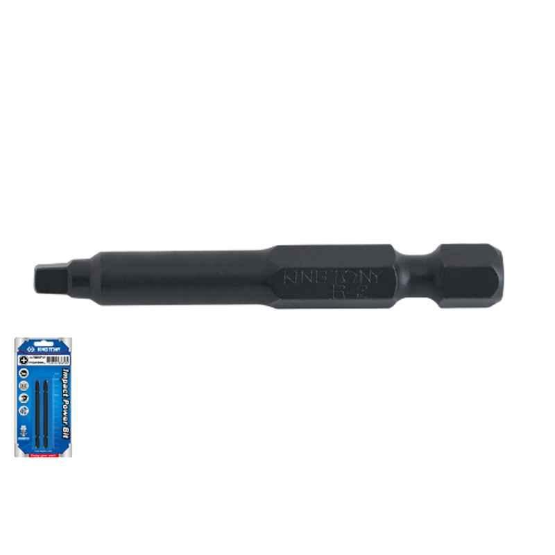 King Tony 2Pc RB0 50mm Square Head Power Bit Set, 715000R-S1