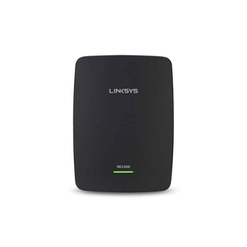 Linksys 300Mbps Black Wi-Fi Range Extender with Bridge, RE1000-ME