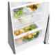 LG 427L Shiny Steel Frost Free Double Door Refrigerator with Top Mount Freezer, GN-C422SLCU