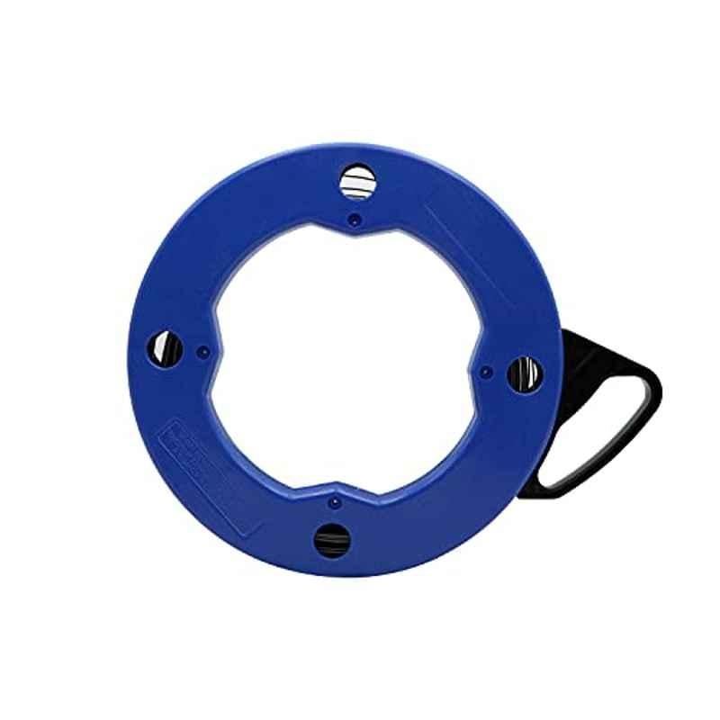 Max Germany 60m Steel Blue Fish Tape, 486-60