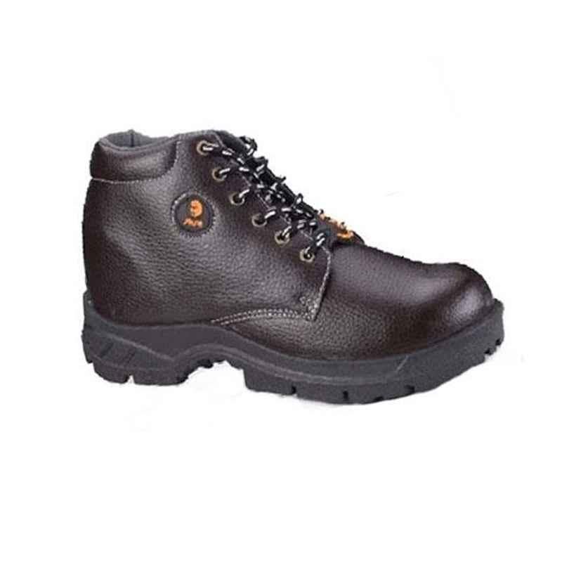 Fuel Arsenal H/C Brown Leather Steel Toe Safety Shoes, 612-0301, Size: 7