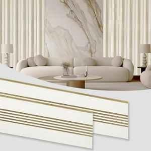 Plantex 24 Sqft 1x8ft 3D Charcoal Wall Panel for Interior Decor, YD-1202 (Pack of 3)