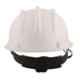 Karam White Plastic Cradle Ratchet Type Safety Helmet, PN-521