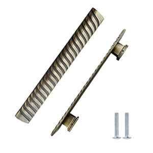 Atom Wave 16 inch Brass Antique Finish Aluminium Pull Handle