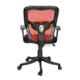 Regent Net & Metal Black Red Chair with Novel Handle, RSC-120