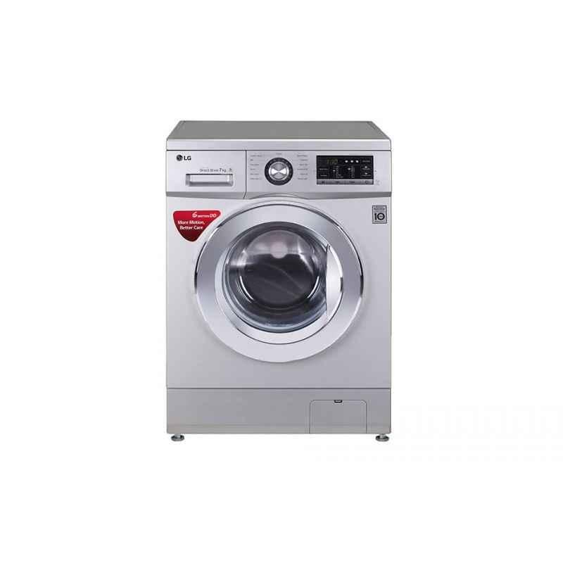 LG 7kg Luxury Silver Front Loading Fully Automatic Washing Machine, FH0G6QDNL42