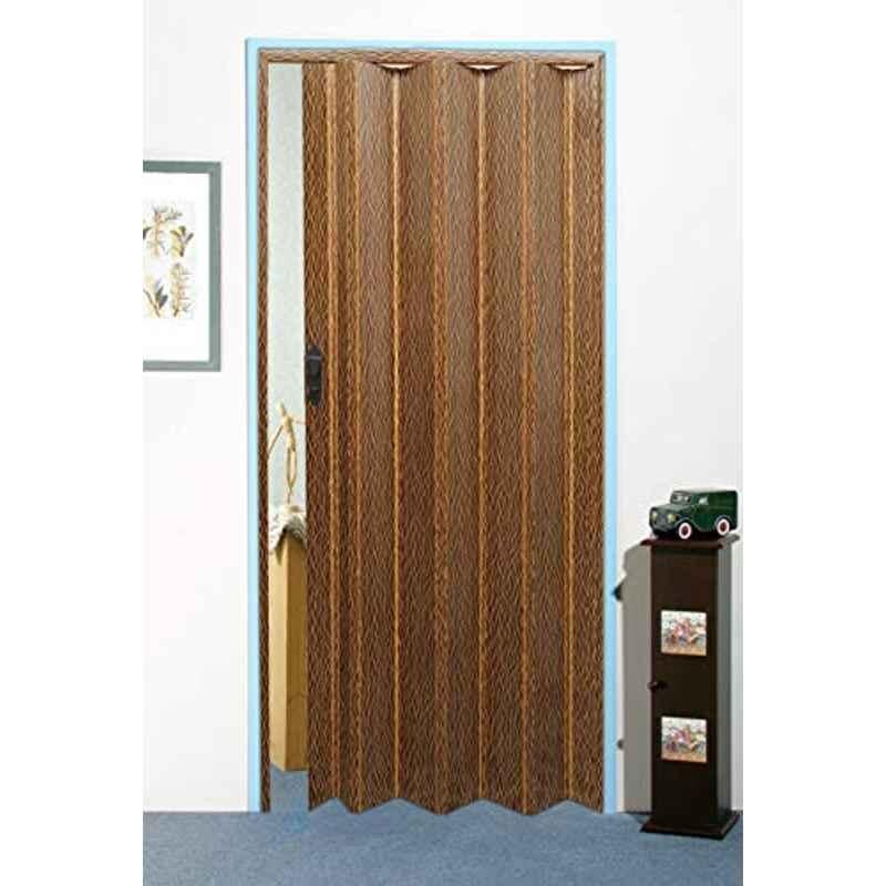 Folding Door Sliding- Brown With Gold