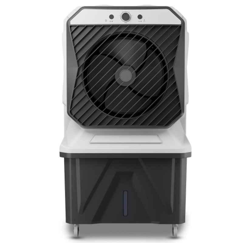 PG Jetmax Turbo 400W 130 Litre PP & ABS White & Black Desert Air Cooler with Honeycomb Pad Cooling & 1 Year Warranty