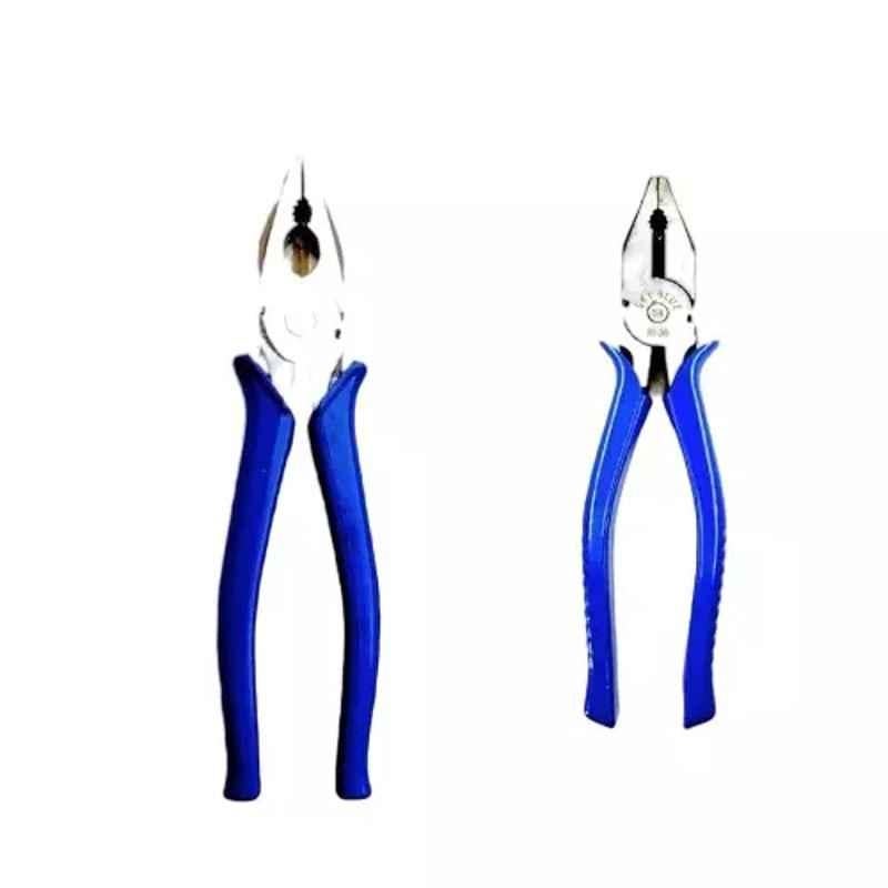 Sky Blue 2 Pcs 7.8 inch Lineman Plier Combo, SBE_PLIER_COMBO_MOD_00258