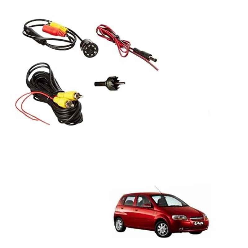 Kozdiko 12V 8 LED HD Night Vision Waterproof Car Rear View Reverse Parking Camera for Chevrolet Uva