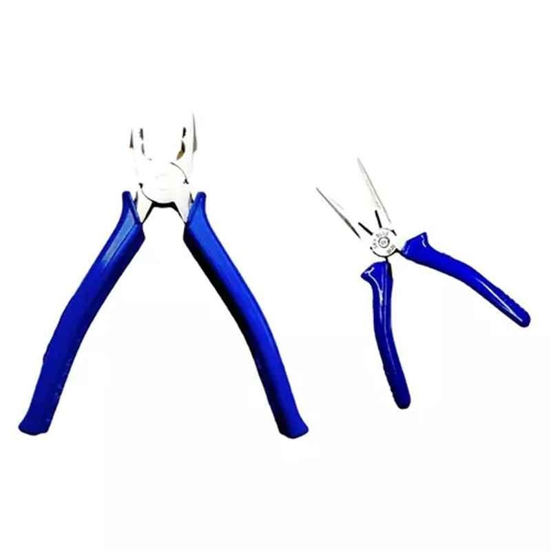 Sky Blue 2 Pcs 7.8 inch Lineman Plier Combo, SBE_PLIER_COMBOS_COMBO_296