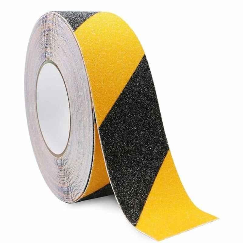 Anti-Slip Tape, Black/Yellow, 24 mmx10 m