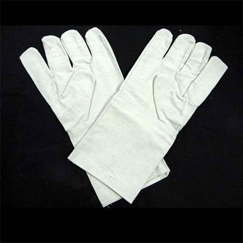 Siddhivinayak 14 inch Cotton Hand Gloves (Pack of 250)