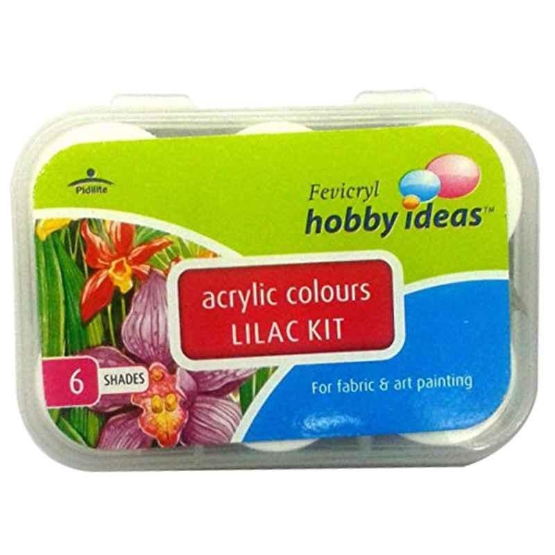 Fevicryl 6 Pcs 10ml Acrylic Paint Set