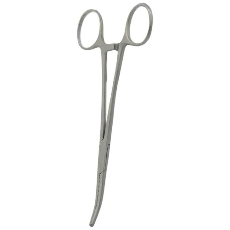 Forgesy NEO07 6 inch Silver Stainless Steel Curved Artery Forceps