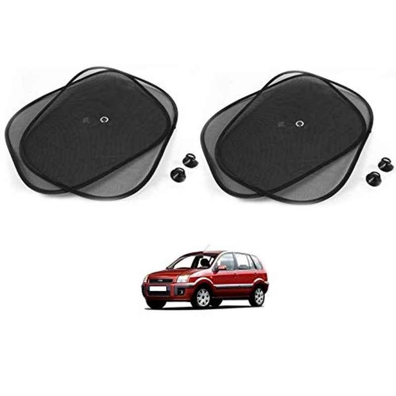 Kozdiko 4 Pcs Black Chipokoo Car Window Sunshade Curtain Set for Ford Fusion, koz_176