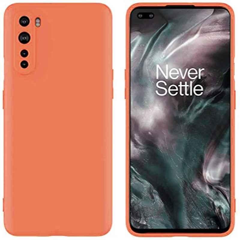 Rubik Silicone Peach Protective Case for One plus Nord
