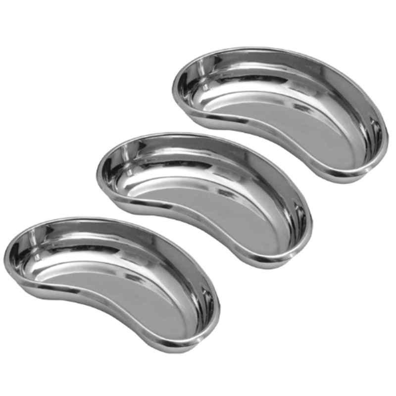 Forgesy GSS91 3 Pcs 8 inch Stainless Steel Kidney Tray Set