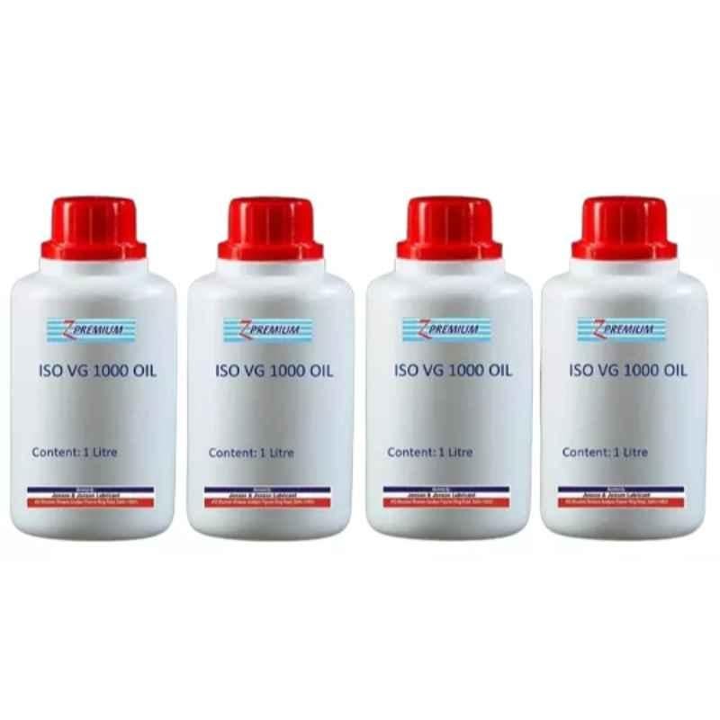 Z Premium Iso Vg 1000 Oil 1 Litre Isovg1000C3 Pack Of 4, Z P-7NMZK3