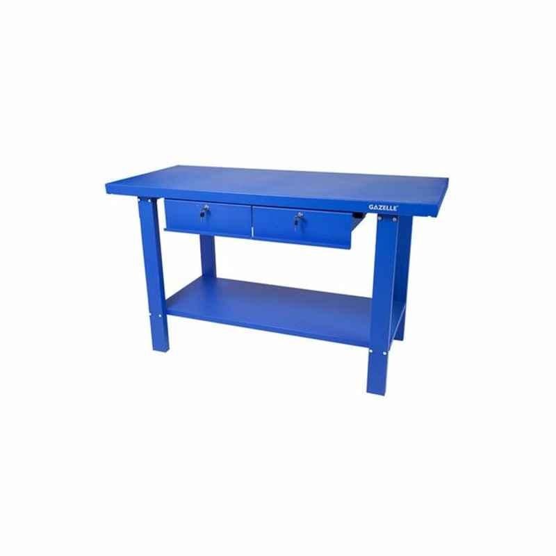 Gazelle G2603 59 inch Blue Workbench with Drawers