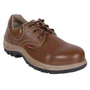 Karam FS 61 Steel Toe Brown Work Safety Shoes, Size: 10