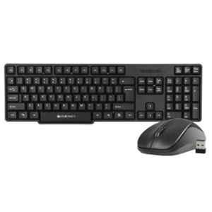 Zebronics Zeb-Companion 107 Keys Wireless Black Computer Keyboard & Wireless USB Black Mouse Combo