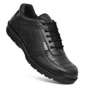 Stonix Leather TPR Sole Steel Toe Black Safety Shoes, GOLA-TRP-07, Size: 7