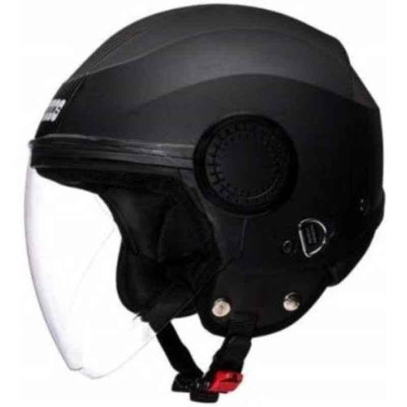 Studds Cubs Black Motorbike Helmet, Size (L, 580 mm)