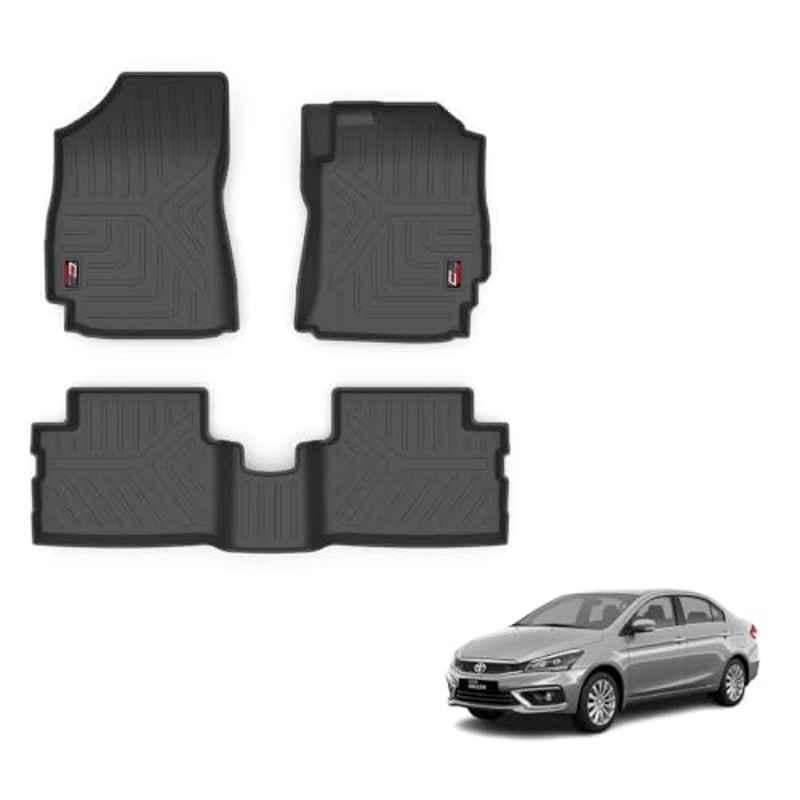Kozdiko Thermoplastic Polyolefins 3D Life Long Car Floor Mat Set for Toyota Belta