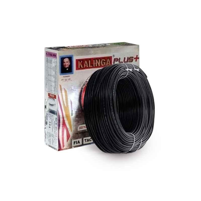 Kalinga Plus 6 Sqmm 90m Black FR PVC Housing Wire