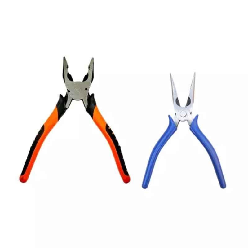 Sky Blue 2 Pcs 7.8 inch Lineman Plier Combo, SBE_PLIER_COMBOS_COMBO_432