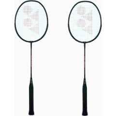 Yonex GR 303 i 85g Black Strung Badminton Racquet (Pack of 2)