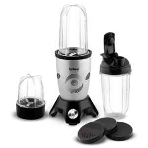 Libra 500W ABS Silver BPA Free Mixer Grinder Blender with 3 Tritan Jars, LNUBS01