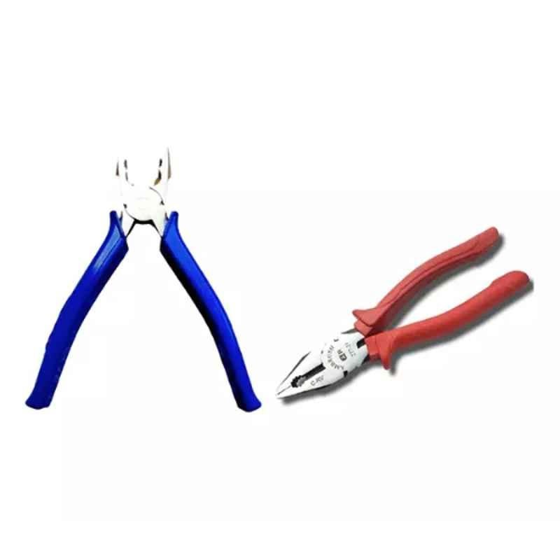 Sky Blue 2 Pcs 7.8 inch Lineman Plier Combo, SBE_PLIER_COMBOS_COMBO_047