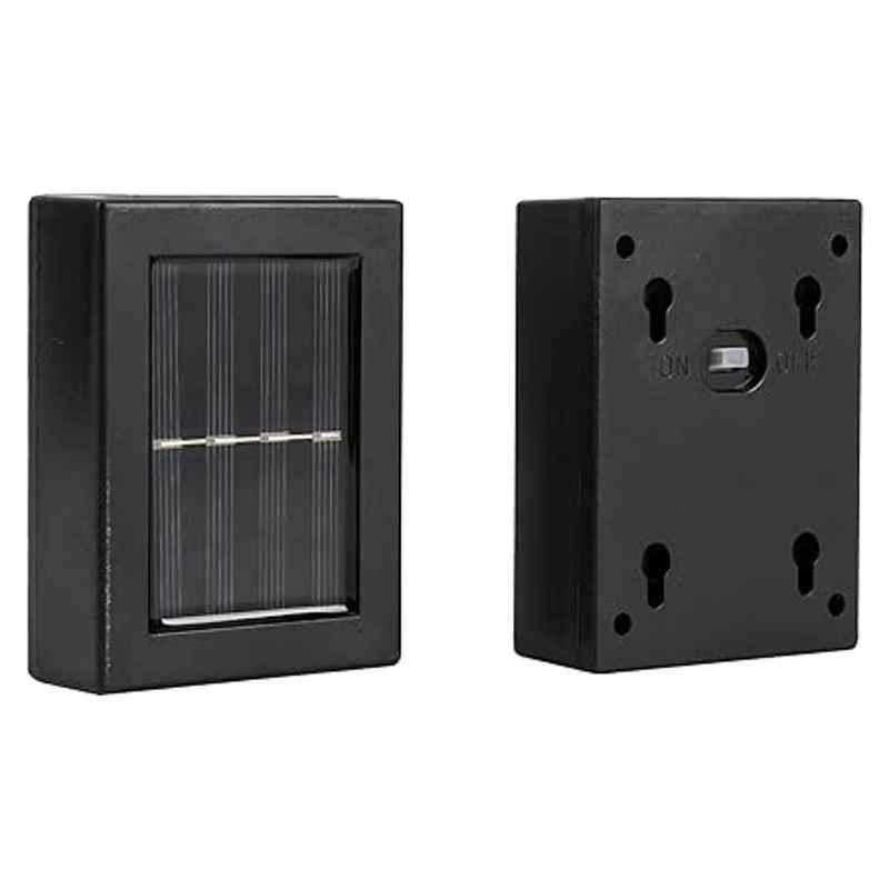 Buy Gigawatts Black Wall Mounted Water Resistance Solar Exterior Porch