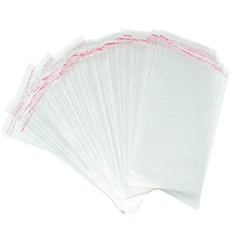 Borningfire 6x9 inch Plastic Clear Resealable Cellophane Bag (Pack of 100)