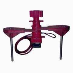 Lukko Safety Universal Valve Lockout with Double Small Arm & 2m Insulated Cable, LS-UV84