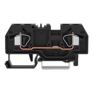 Wago 41A 2 Conductor Black Through Terminal Block, 282-905