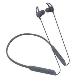 Hitage Bullet Grey Bluetooth Neckband Earphone with 40hr Music Time, NBT-3286