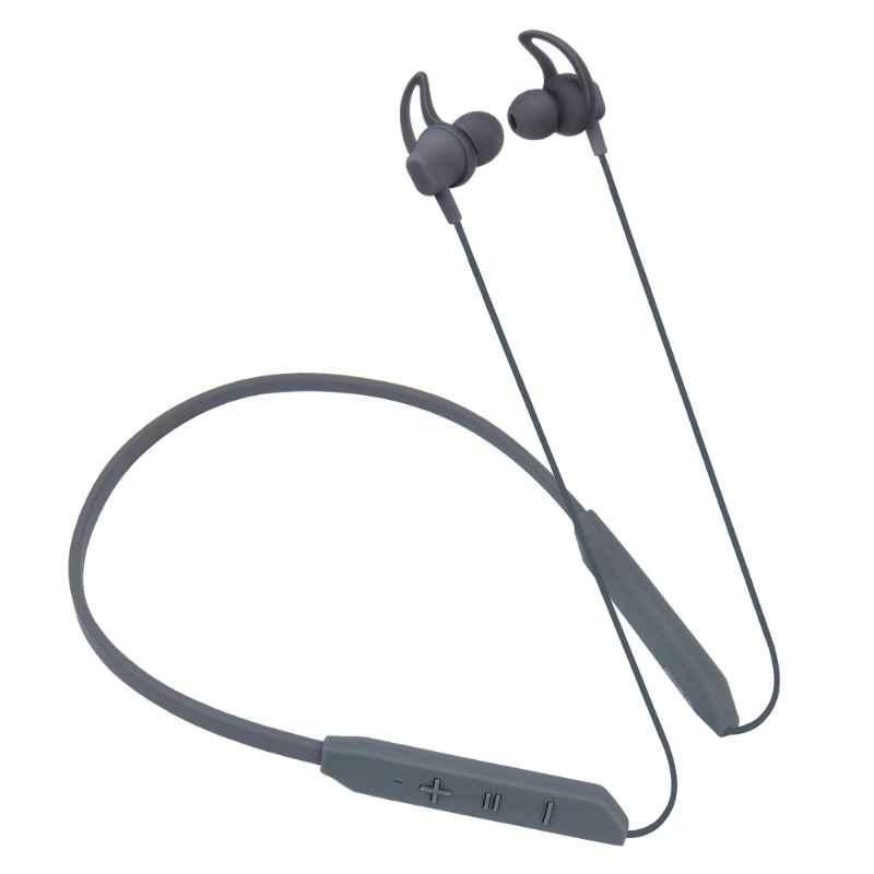 Buy Hitage Bullet Grey Bluetooth Neckband Earphone with 40hr Music