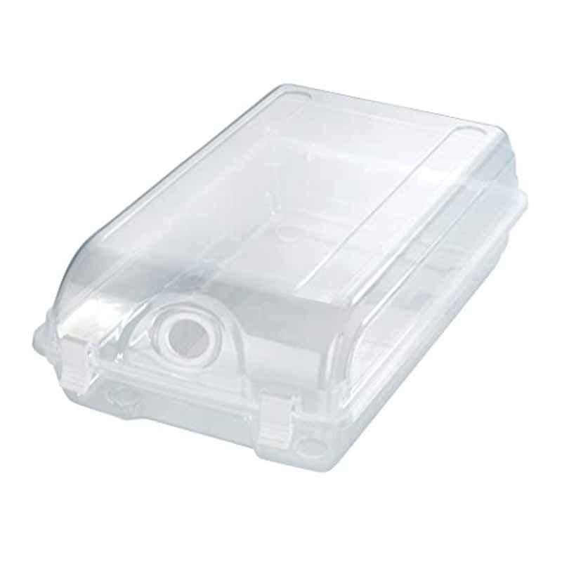 Wenko 19.5x10x32cm Polypropylene Transparent Shoe Storage Box, 50932100