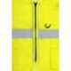 Club Twenty One Workwear Small Yellow Polyester Safety Jacket with 2 inch Reflective Tape