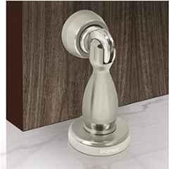 Plantex Magnetic Door Stopper/Door Magnet Stopper/Door Stopper for Main Doors/Stops for Door (Pack of 4) 4 inch, Silver Matte