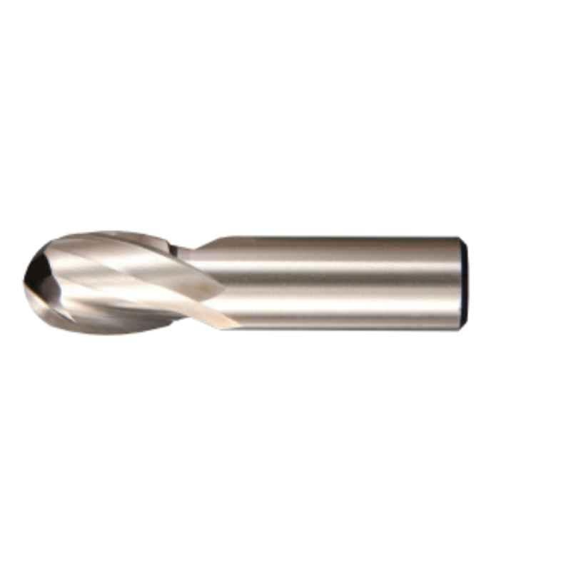 Presto 48131 25mm HSS Plain Shank Ballnose Slot Drill, Length: 95 mm