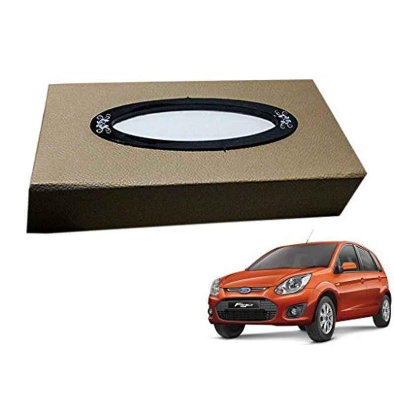 Kozdiko 200 Sheets 100 Pulls Beige Tissue Paper Box for Ford Figo, kozd_5951