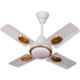 Sameer Ruby 50W White Ceiling Fan, Sweep: 600 mm