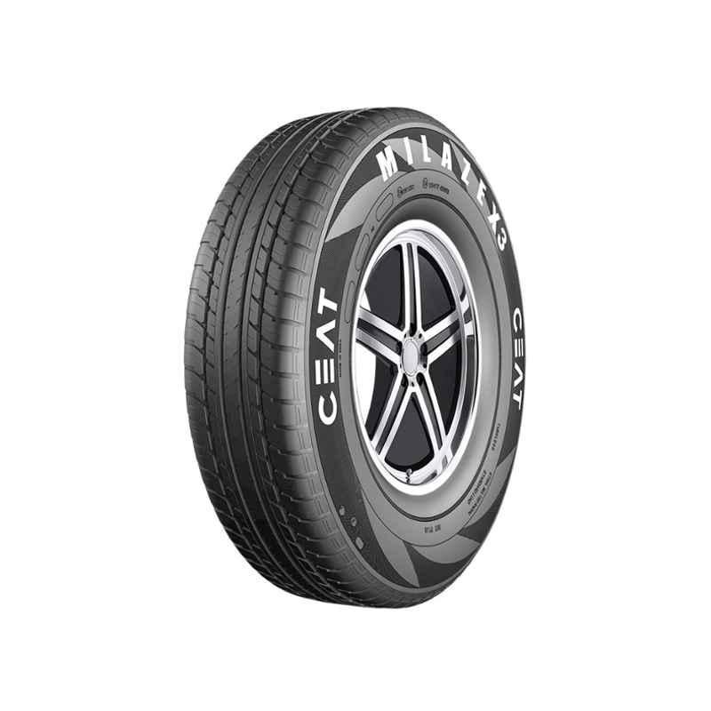 Buy Ceat Milaze X3 TL 175 70 R13 82T Tubeless Front Car Tyre