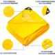 TRUPACK 32x28ft 130 GSM HDPE Yellow Heavy Duty Multi Purpose Tarpaulin Tent with Carry Bag, TRU-1303228YLW