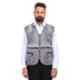 Club Twenty One Workwear Safex Pro Polyester Grey Safety Reflective Vest Jacket, 1005, Size: XL